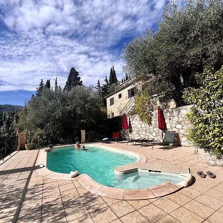 Entre Nice Et Monaco Grande Villa Avec Piscine Privee 12 Personnes Drap Exterior photo