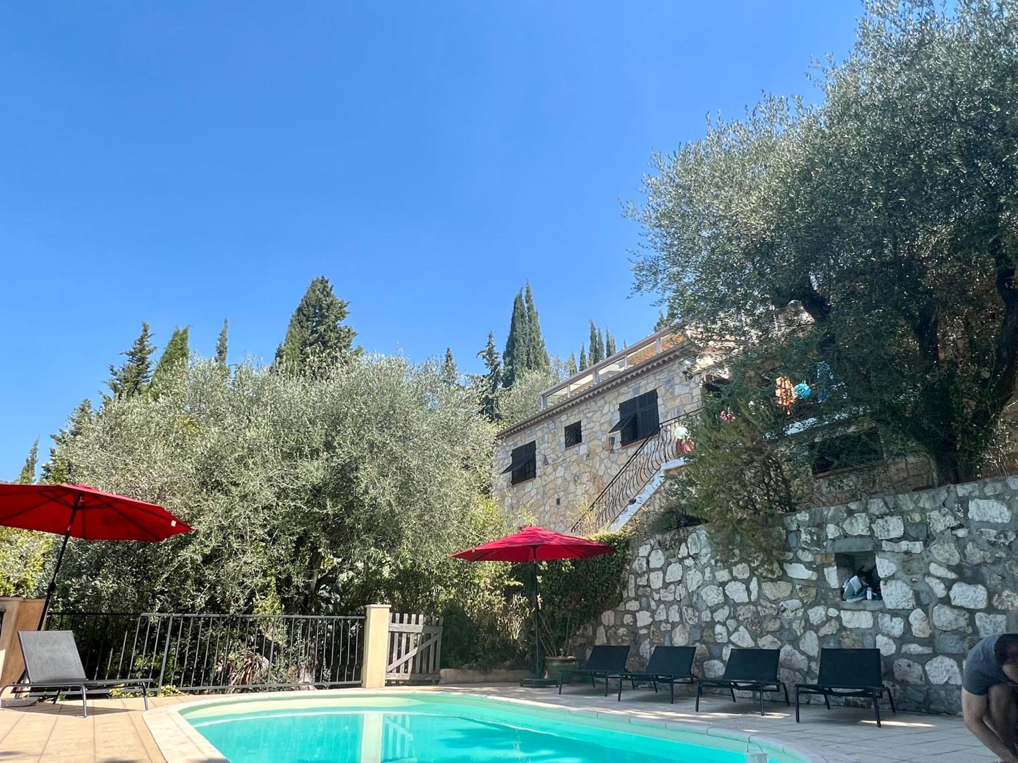 Entre Nice Et Monaco Grande Villa Avec Piscine Privee 12 Personnes Drap Exterior photo